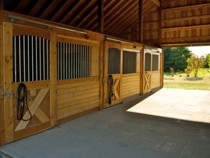 Stalls at Tryon International Equestrian Center